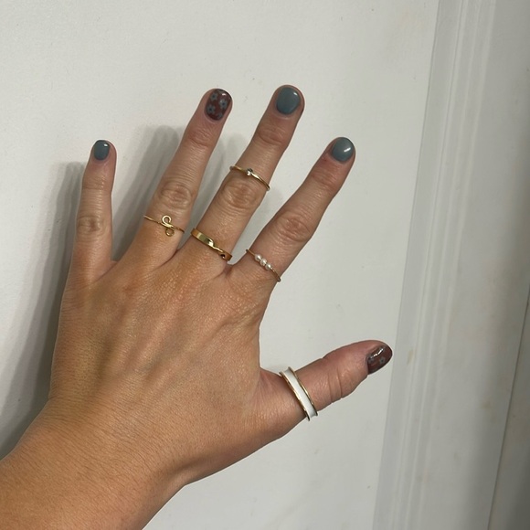 Bohemian Gold Ring Set 💛 Lot 13 - Picture 2 of 4